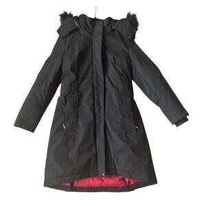 Tommy Hilfiger Hooded Faux-Fur-Trim Puffer Parka